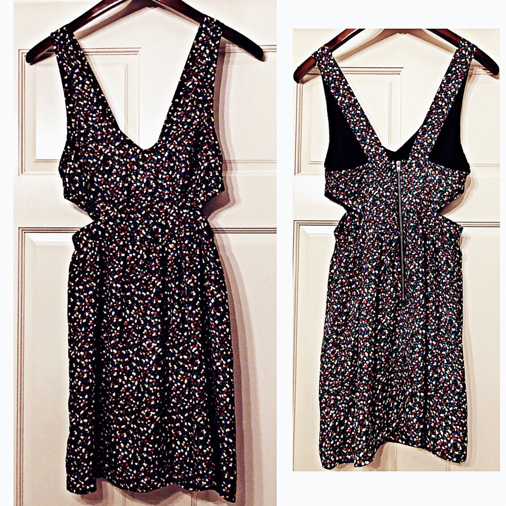 Coincidence & Chance Cut Out Dress Black